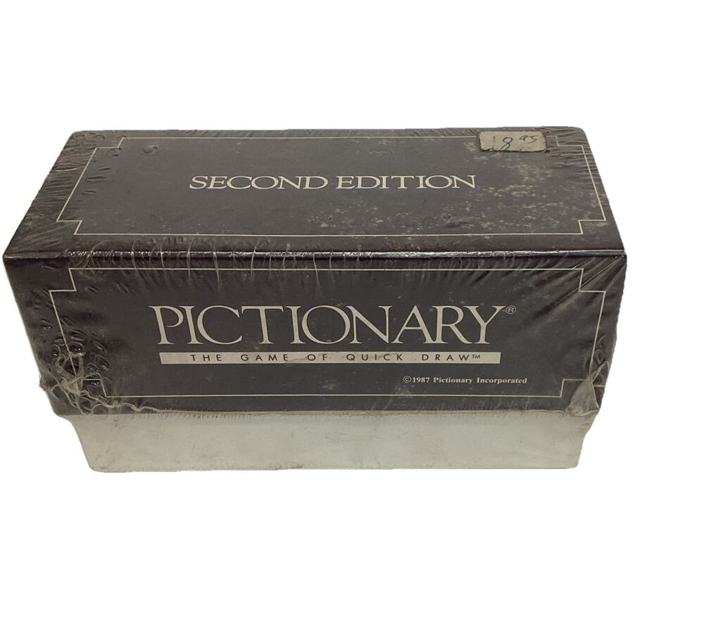 Vintage 1987 Pictionary Game Second Edition Card Set Box 133 New Sealed